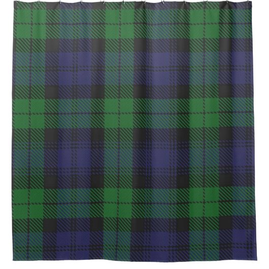 Black Watch Tartan Douchegordijn (Voorkant)