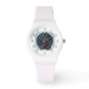Black Watch Tartan Horloge