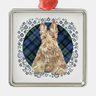 Black Watch Tartan Metalen Ornament