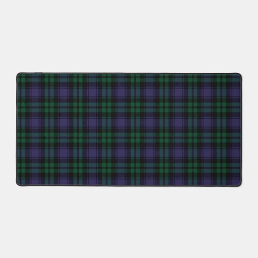 Black Watch Tartan, Plaid Bureaumat (Voorkant)