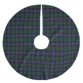 Black Watch Tartan, Plaid Kerstboom Rok (Voorkant)
