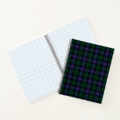 Black Watch Tartan, Plaid Notitieboek (Binnen)