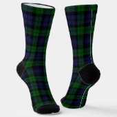 Black Watch Tartan Plaid Sokken (Gebogen)