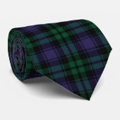 Black Watch Tartan, Plaid Stropdas (Opgerold)