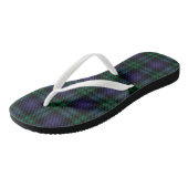 Black Watch Tartan, Plaid Teenslippers (Schuin)