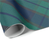 Black Watch Tartan Pset Classic Blue Green Cadeaupapier (Rol Hoek)