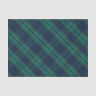 Black Watch Tartan Pset Classic Blue Green Tissuepapier