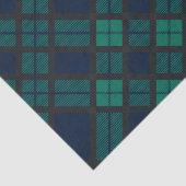 Black Watch Tartan Pset Classic Blue Green Tissuepapier (Detail)