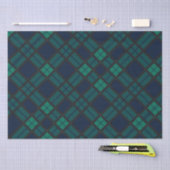 Black Watch Tartan Pset Classic Blue Green Tissuepapier (Craft)