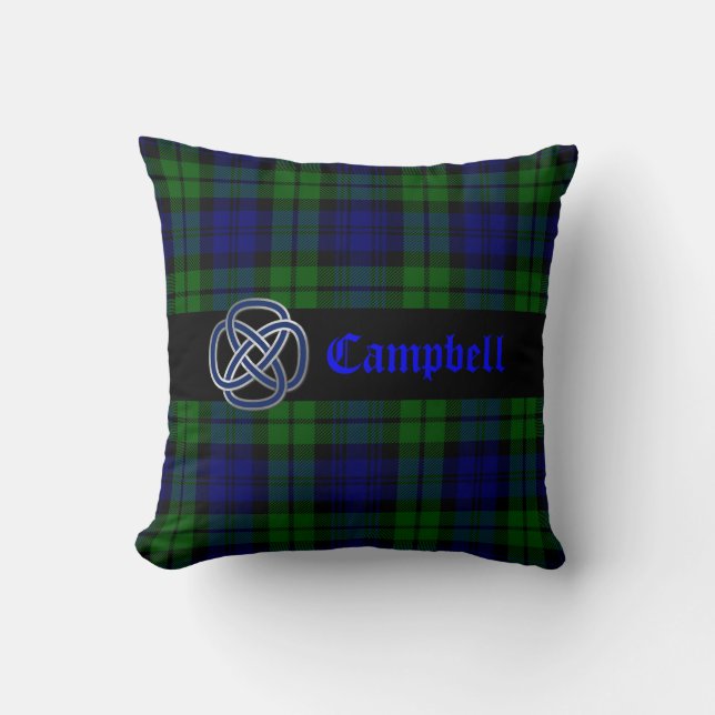 Black Watch Tartan Pset Pillow Kussen (Voorkant)