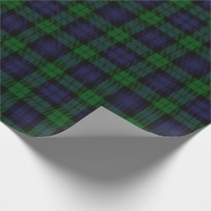 Black Watch Tartan Pset Scottish Pset Pattern Cadeaupapier
