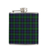 Black Watch Tartan Pset Scottish Pset Pattern Heupfles (Voorkant)