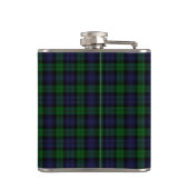 Black Watch Tartan Pset Scottish Pset Pattern Heupfles (Achterkant)