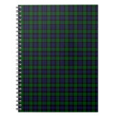 Black Watch Tartan Pset Scottish Pset Pattern Notitieboek (Voorkant)