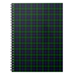 Black Watch Tartan Pset Scottish Pset Pattern Notitieboek
