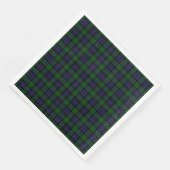 Black Watch Tartan Pset Scottish Pset Pattern Servet (Hoek)