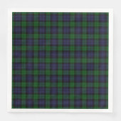 Black Watch Tartan Pset Scottish Pset Pattern Servet (Voorkant)