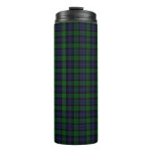 Black Watch Tartan Pset Scottish Pset Pattern Thermosbeker (Voorkant)