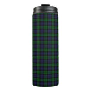 Black Watch Tartan Pset Scottish Pset Pattern Thermosbeker