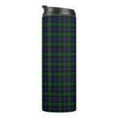Black Watch Tartan Pset Scottish Pset Pattern Thermosbeker (Geroteerd rechts)