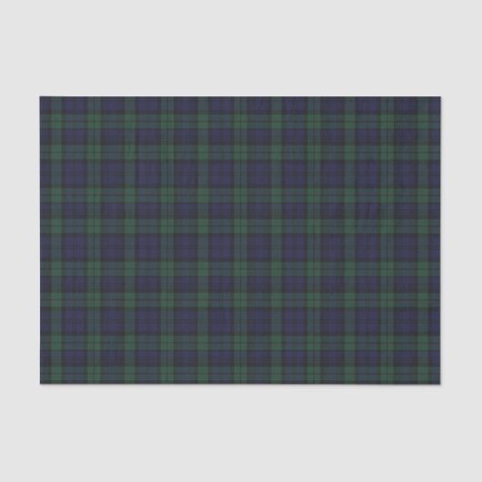 Black Watch Tartan Pset Tissue Paper Tissuepapier (Voorkant)