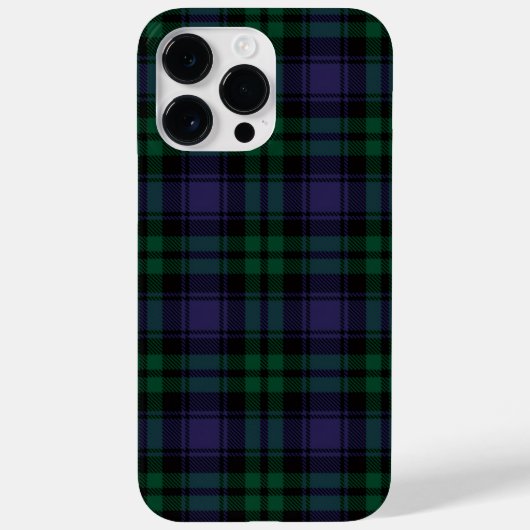 Black Watch Tartan, Schotse Ruit Case-Mate iPhone Case (Achterkant)