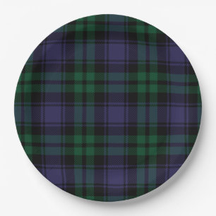 Black Watch Tartan, Schotse ruit Papieren Bordje