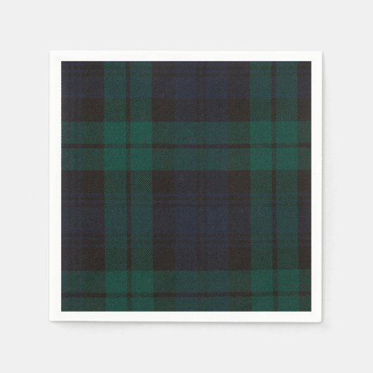 Black Watch Tartan Servet (Voorkant)
