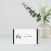 Black Watch Tartan St. Andrews Day Plaatskaartje (Staand voorkant)