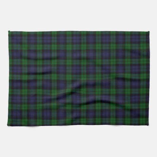 Black Watch Tartan Theedoek (Horizontaal)
