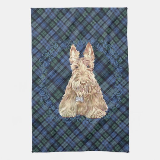 Black Watch Tartan Theedoek (Verticaal)