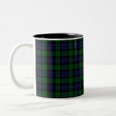 Black Watch Tartan Tweekleurige Koffiemok (Links)