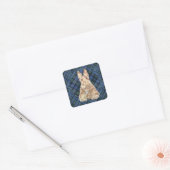 Black Watch Tartan Vierkante Sticker (Envelop)