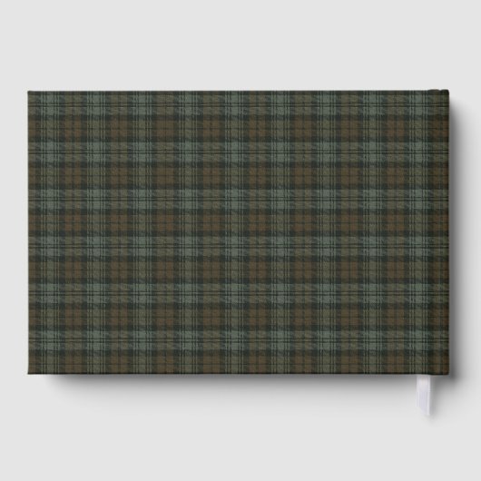 Black Watch Weathered Original Scottish Tartan Gastenboek (Achterkant)