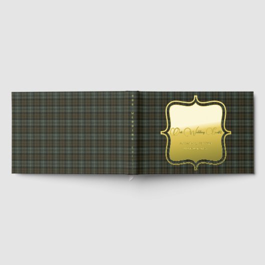 Black Watch Weathered Original Scottish Tartan Gastenboek (Volledig)