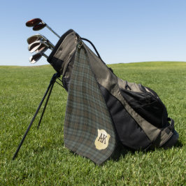 Black Watch Weathered Original Scottish Tartan Golfhanddoek