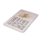 Black Waterverf Inspirerend Gold Unicorn Badmat (Gekanteld)