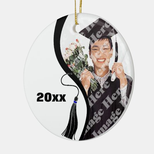  Black Wave Afstuderen Ornament (Links)