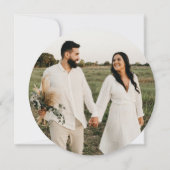 Black We zijn een rondetafelfeest Kaart (Achterkant)