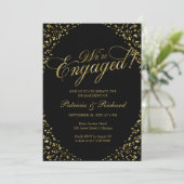 Black We zijn een uitnodiging van de Engaged Party (Staand voorkant)