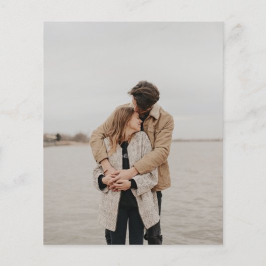 Black We zijn 'Engaged Verloving Announcement' (Achterkant)