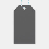 Black Web Halloween Gift Label Cadeaulabel (Achterkant)