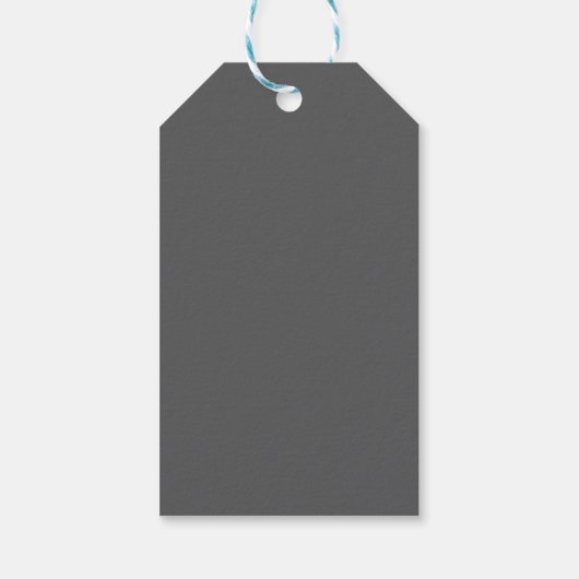 Black Web Halloween Gift Label Cadeaulabel (Achterkant)
