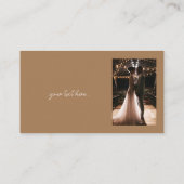 Black Wedding Photo Sharing met QR-code Informatiekaartje (Achterkant)