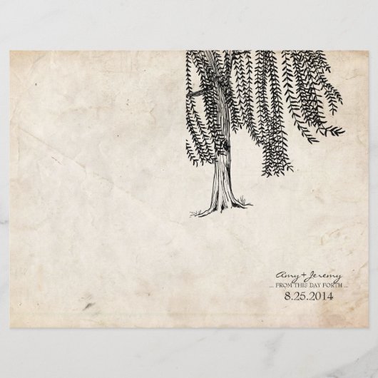 Black Weeping Willow Program Hoesje (Voorkant)