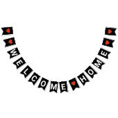 BLACK WELCOME HOME BANNER (Alle)