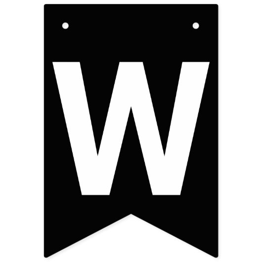 BLACK WELCOME HOME BANNER (Derde vlag)