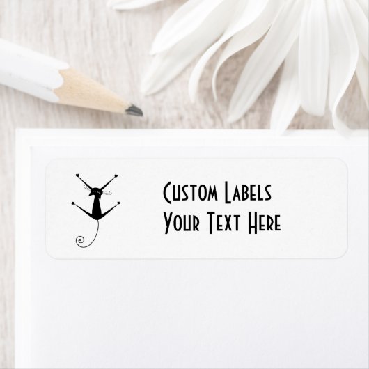 Black Whimsy Kat 10 Etiket (Insitu)