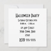 Black Whimsy Kat 10 Kaart (Achterkant)