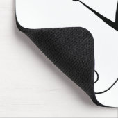 Black Whimsy Kat 10 Muismat (Hoek)